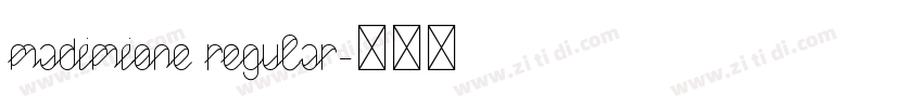 MadimiOne Regular字体转换 MadimiOne Regular字体转换